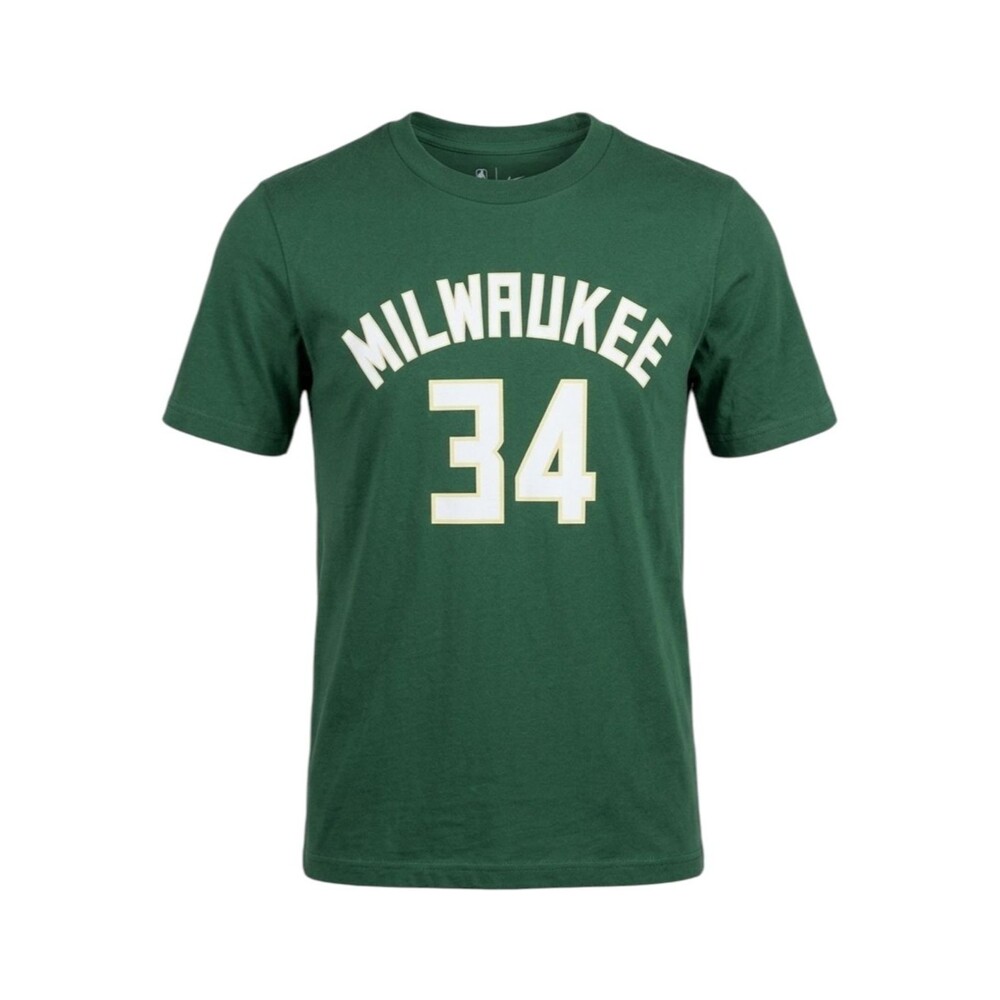 NBA Youth Greek Freak Milwaukee Bucks Giannis Antetokounmpo 34 T-shirt Size Med